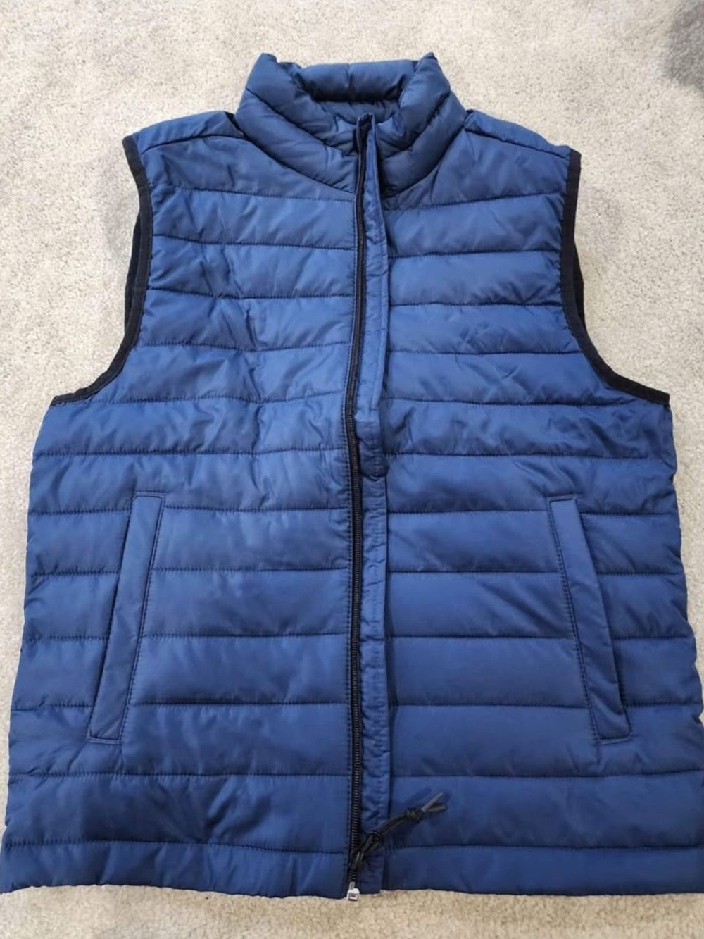 Aeropostale Men’s Blue Quilted Puffer Vest